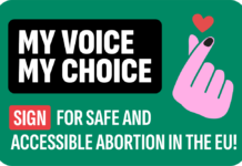 Mujeres de varios países europeos se plantan exigiendo aborto legal, seguro y gratuito en todo el continente