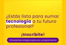 Chicas en Tecnología y una capacitación que no te podés perder