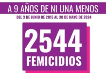«Ahora que si nos ven» publica los números de los femicidios desde el primer NI UNA MENOS