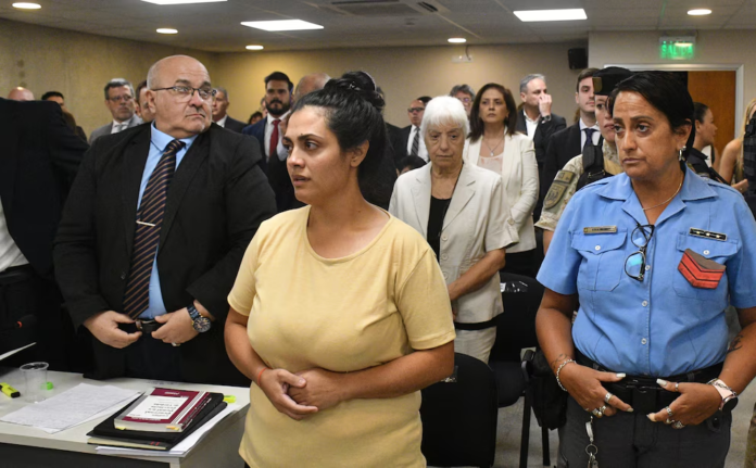 La acusada Brenda Agüero