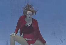 La campeona de nado sincronizado revoluciona las redes bailando Thriller bajo el agua
