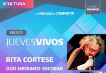 Rita Cortese presenta su espectáculo musical de tangos, poemas y canciones en el Teatro Argentino