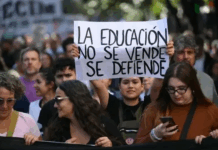 El ajuste en el sistema educativo nacional fue del 47% en los dos últimos años