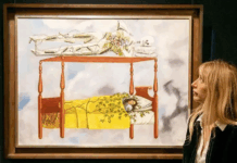 «El sueño (la cama)», la pintura de Frida Kahlo que se convirtió en la obra de arte más cara de una mujer jamás subastada