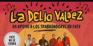 La Delio Valdez y el show «No se cierra» en la puerta de la fábrica de FATE