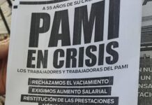 Abrazo simbólico a PAMI frente a la crueldad del Gobierno: «No se cierra, se defiende»
