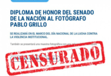Villarruel y Bullrich censuraron la muestra fotográfica de Pablo Grillo en el Senado