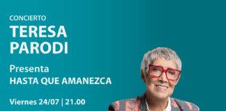 Teresa Parodi llega a La Plata para presentar su nuevo álbum «Hasta que amanezca»