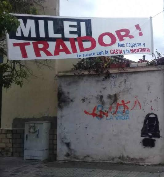 Milei traidor