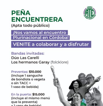 Frente al ajuste, autogestión: SUTEPA organiza una Peña Encuentrera para que ninguna compañera se quede sin viajar