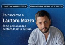 Lautaro Mazza será declarado Personalidad Destacada de la Cultura: un reconocimiento a la voz dorada del tango contemporáneo