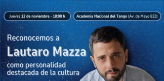 Lautaro Mazza será declarado Personalidad Destacada de la Cultura: un reconocimiento a la voz dorada del tango contemporáneo